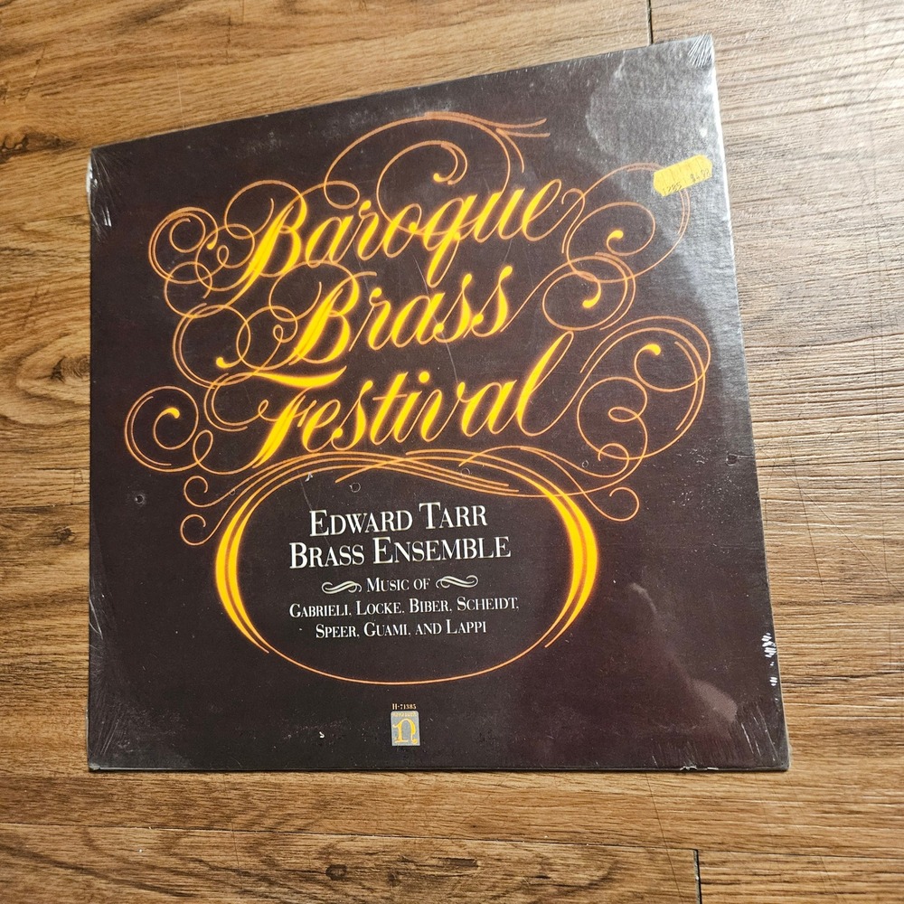 Edward Tarr Brass Ensemble – Baroque Brass Festival 1980 Nonesuch H-71385 Sealed